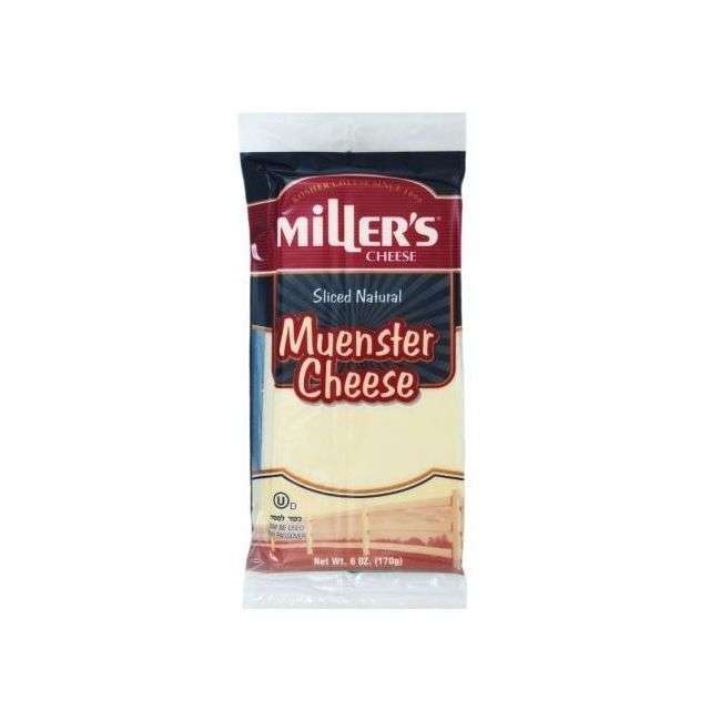 Miller's Muenster Sliced cheese 6 Oz-320-639-14