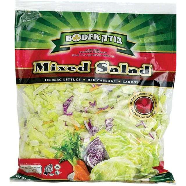 Bodek Mixed Salad, Iceberg Lettuce, Red Cabbage, Carrot 16 Oz-696-683-03