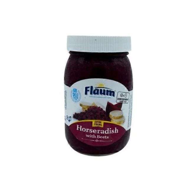 Flaum Horseradish Extra Strong  Jar 16 Oz-308-624-04