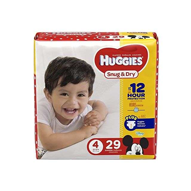 Huggies Snug & Dry Size 4 Diapers, 29 ct-05-647-32
