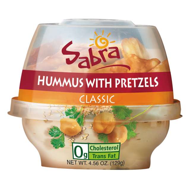 Sabra Classic Hummus With Pretzels 4.3 Oz-308-311-29