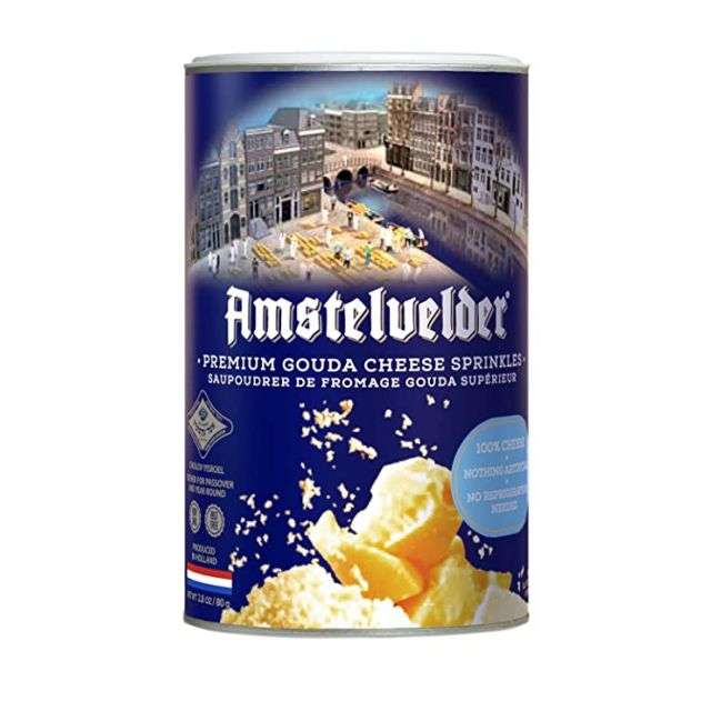 Amstelvelder Premium Dutch Gouda Cheese Sprinkles 2.8 Oz-PK702515