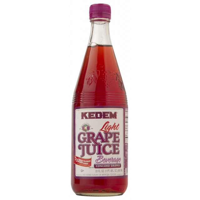 Kedem Light Concord Grape Juice 22 Oz-PK100136