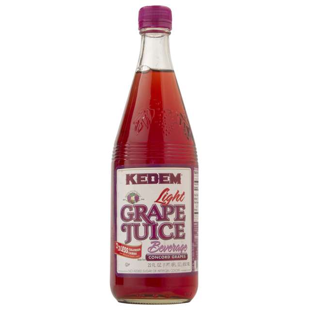 Kedem Light Concord Grape Juice 22 Oz-208-316-22