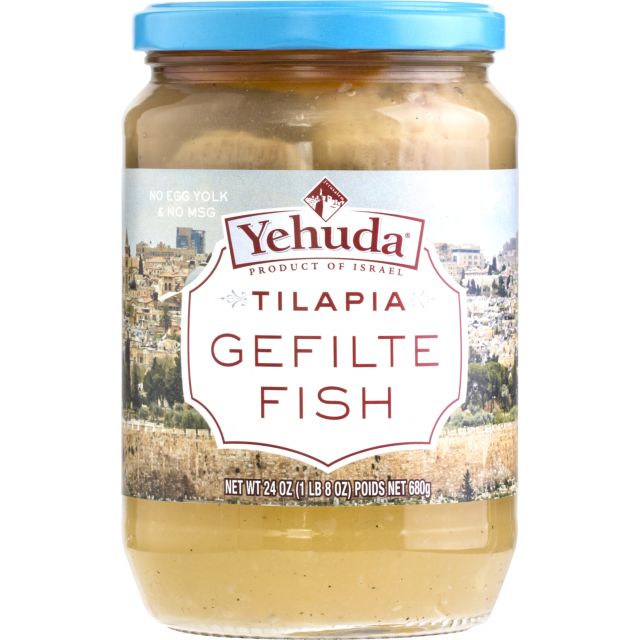 Yehuda Tilapia Gefilte Fish 24 Oz-04-206-04