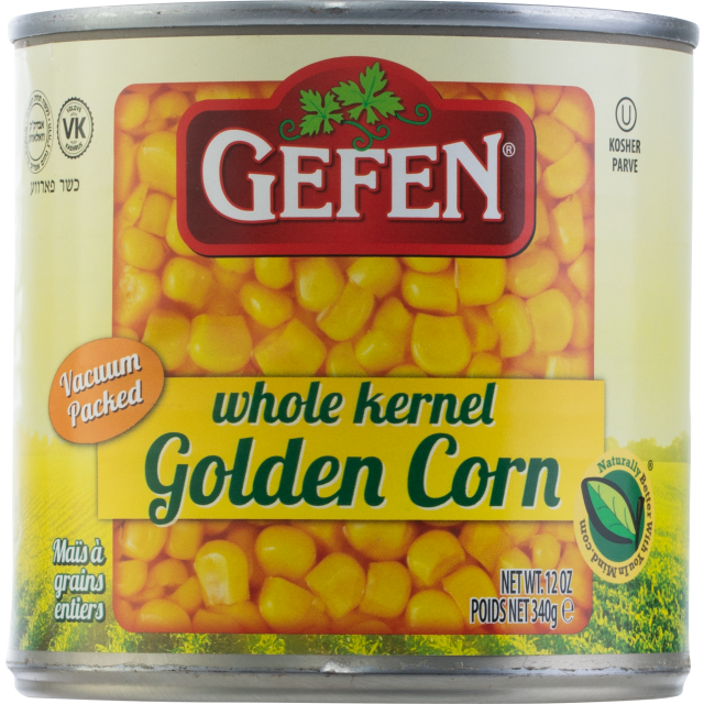 Gefen Vacuum Packed Whole Kernel Corn 12 Oz-04-200-34