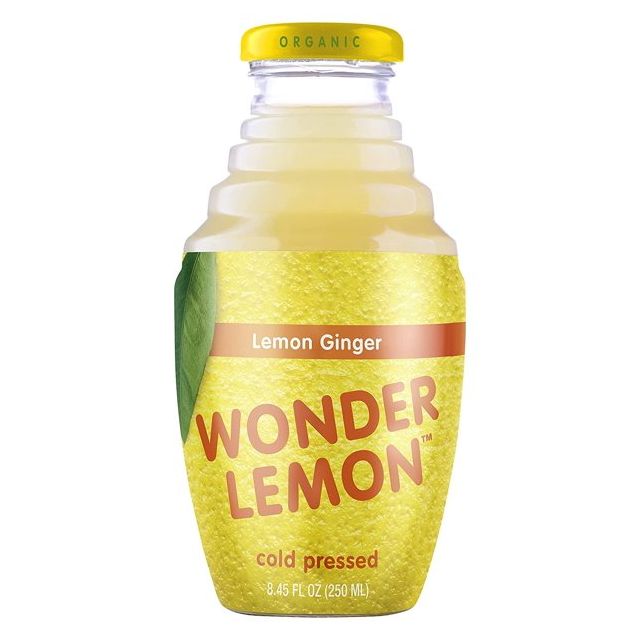 Wonder Lemon 100% Organic Lemon Ginger Juice 8.45 Oz-PK150851