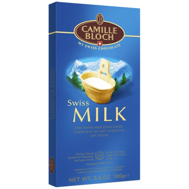 Camille Bloch Swiss Milk Chocolate 3.5 Oz-121-301-111