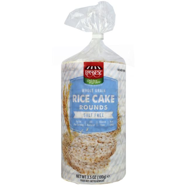Paskesz Rice Cake Rounds – Salt Free 3.5 Oz-121-361-48