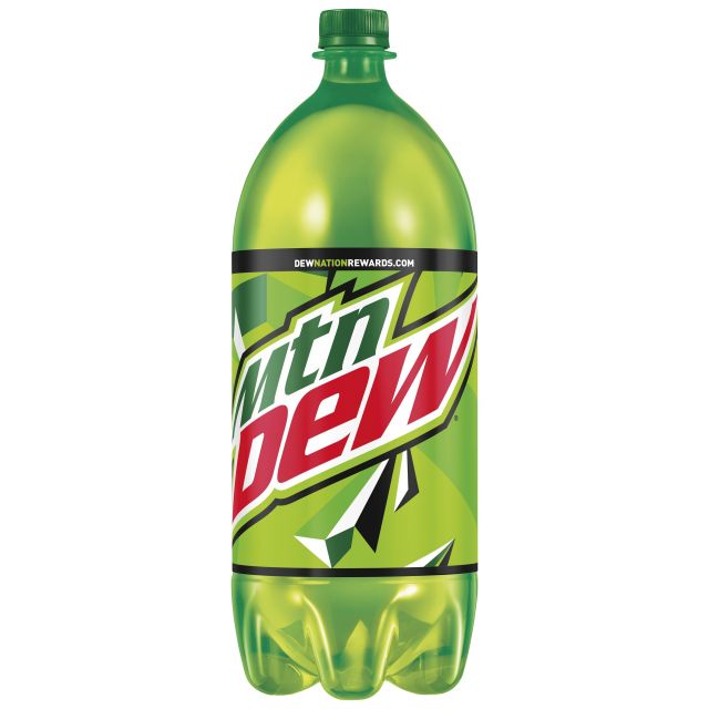 Mountain Dew Original Citrus Soda Pop, 2 Liter-PCS-410