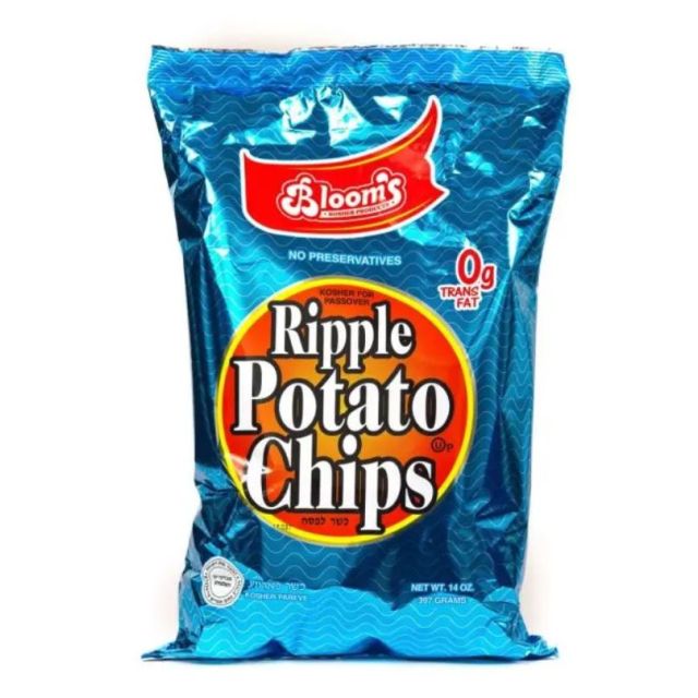 Blooms Potato Chips Ripple 14 Oz-121-351-15
