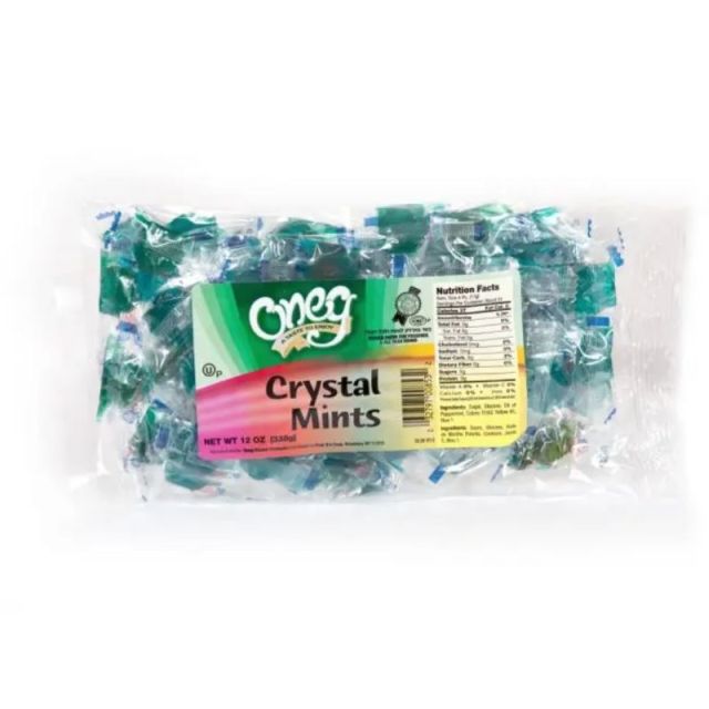 Oneg Crystal Mints candies 12 Oz-121-327-42