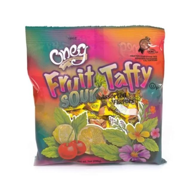 Oneg Fruit Taffys Sour 7 Oz-121-327-50
