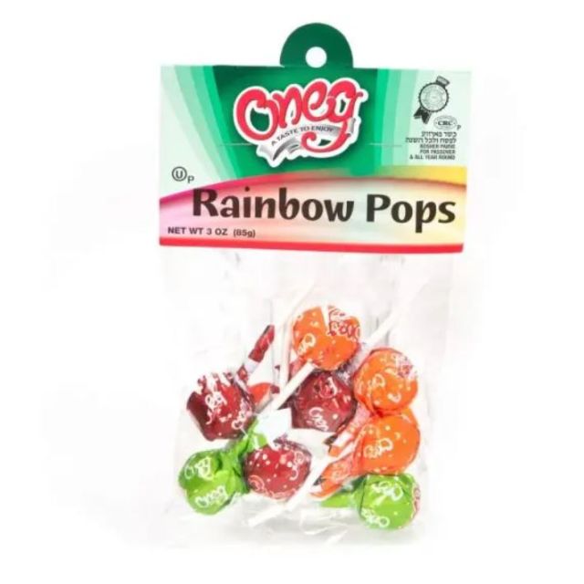 Oneg Lollypops Rainbow 3 Oz-121-327-57