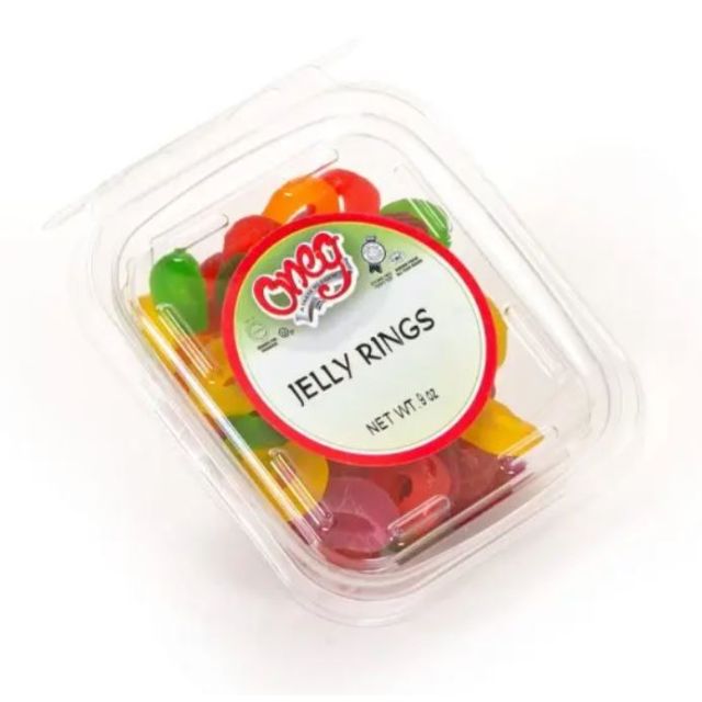 Oneg Jelly Rings Container 9 Oz-121-779-04