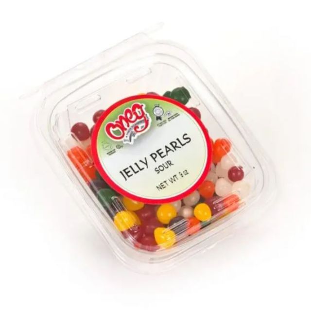 Oneg Sour Jelly Pearls Container 9 Oz-121-779-07