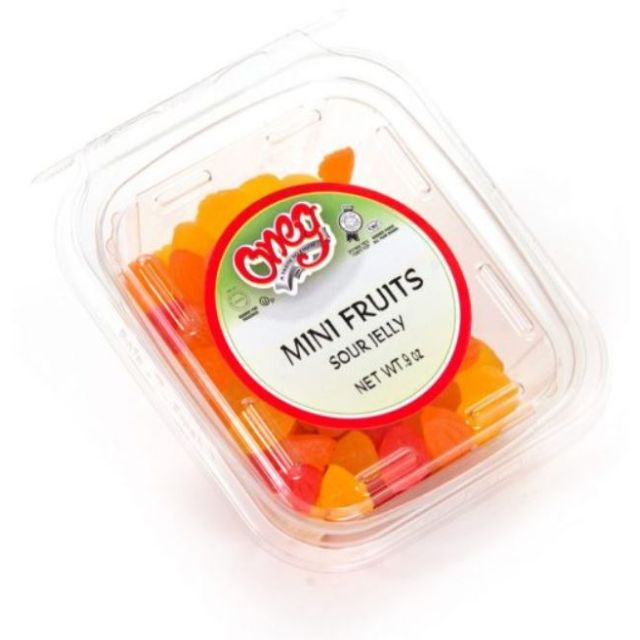 Oneg Sour Mini Fruits Container 9 Oz-121-779-11