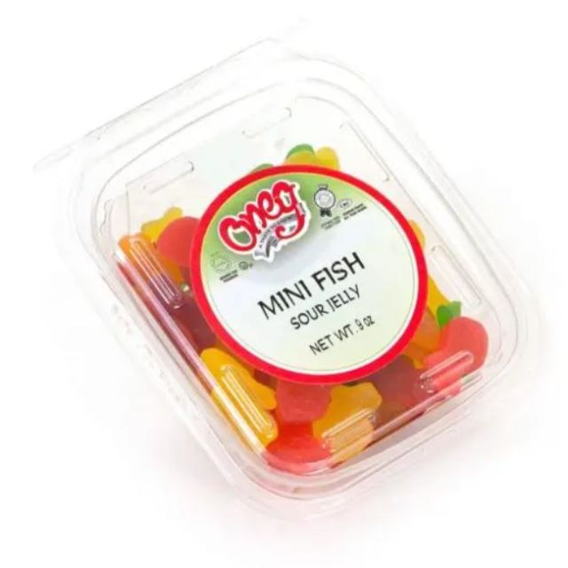 Oneg Sour Mini Jelly Fish Container 9 Oz-121-779-12