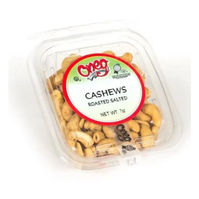 Oneg Cashews Roasted Salted Container 7 Oz-696-791-05