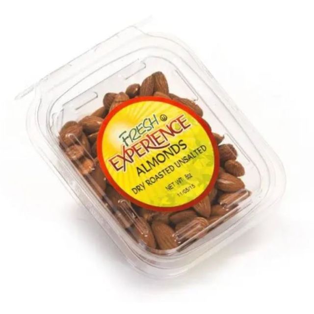 Fresh Experience Almonds Dry Roasted Unsalted Container 6 Oz-696-791-17