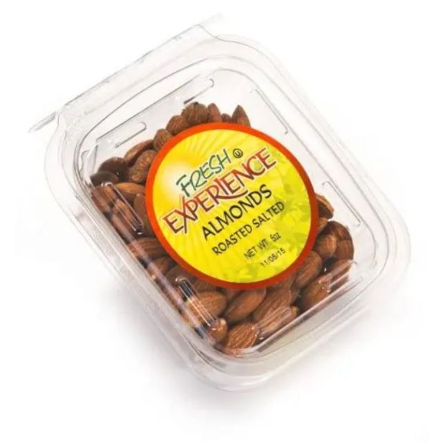 Fresh Experience Almonds Roasted Salted Container 6 Oz-696-791-20
