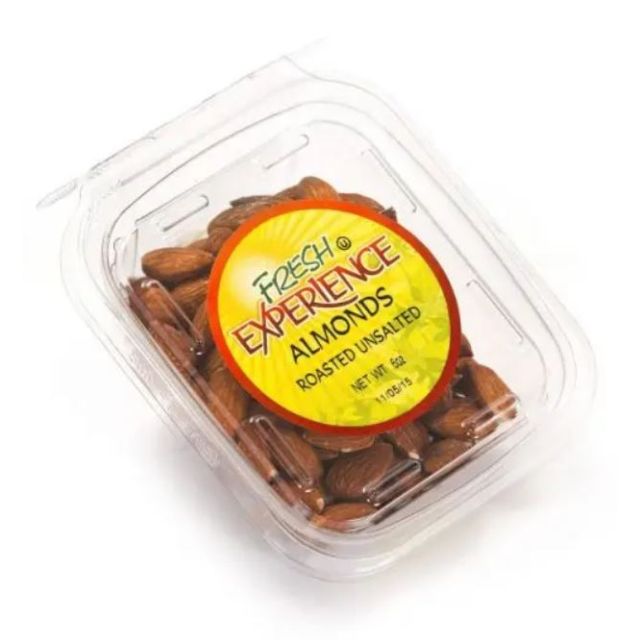Fresh Experience Almonds Roasted Unsalted Container 6 Oz-696-791-21