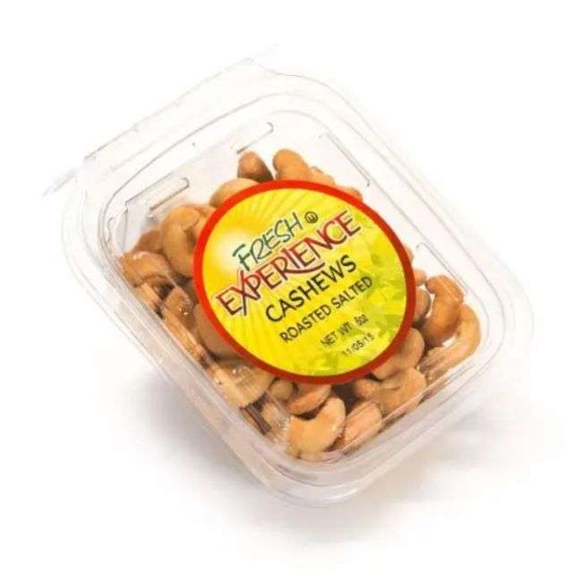 Fresh Experience Cashews Roasted Salted Container 6 Oz-696-791-26