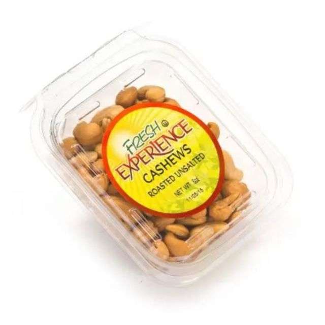 Fresh Experience Cashews Roasted Unsalted Container 6 Oz-696-791-27