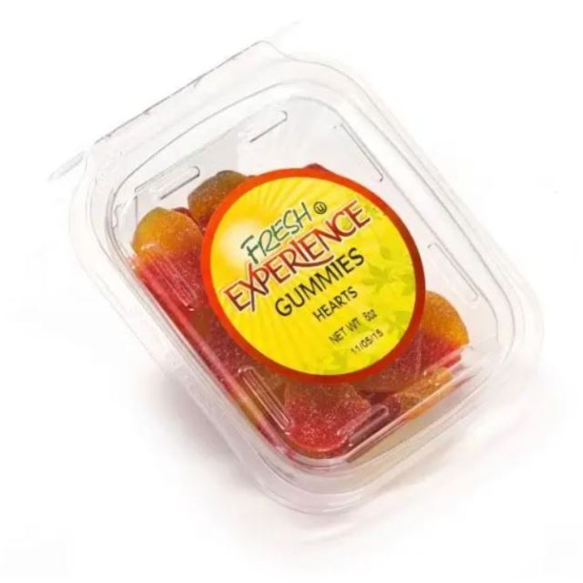 Fresh Experience Gummies Hearts Container 6 Oz-121-779-21