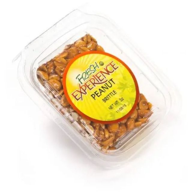 Fresh Experience Peanut Brittle Container 5 Oz-121-767-05