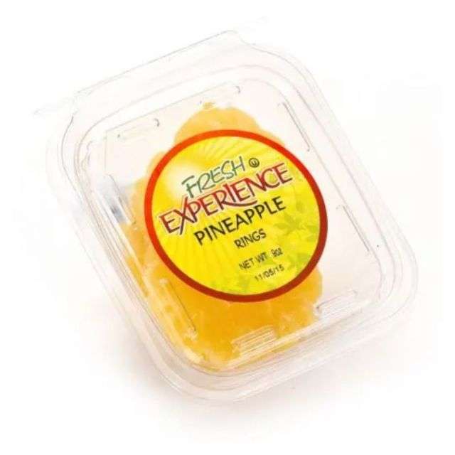 Fresh Experience Pineapple Rings Container 9 Oz-696-777-20