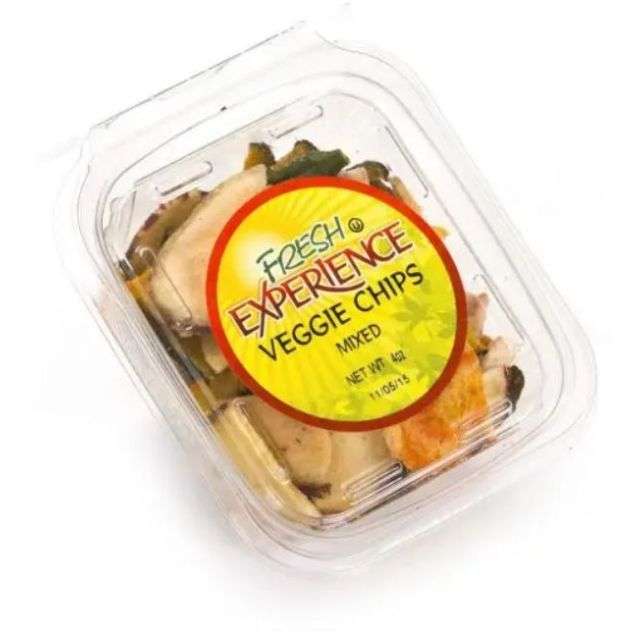 Fresh Experience Veggie Chips Mixed Container 4 Oz-696-777-27
