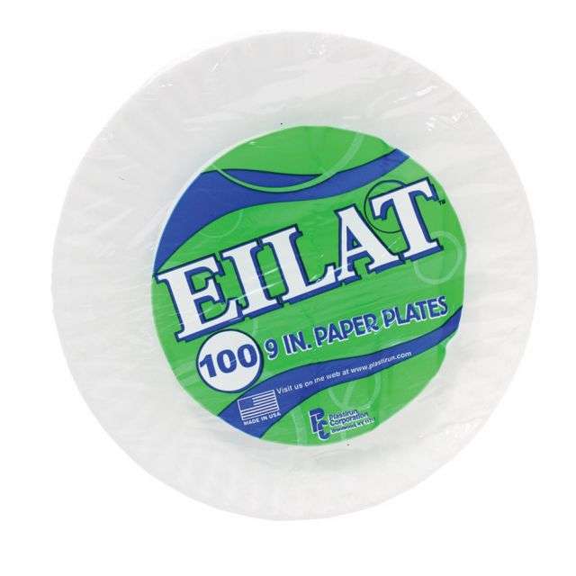 Eilat  9" Paper Lunch Plates 100 Ct-FFP-P9-526
