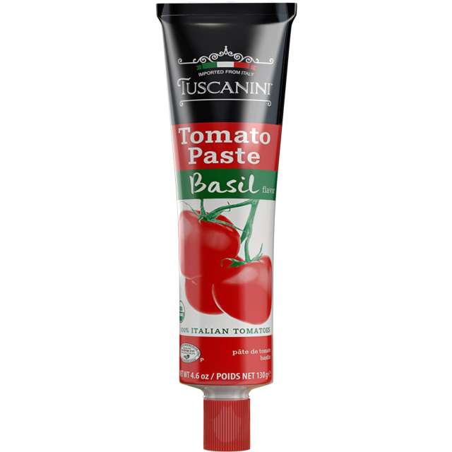 Tuscanini Tomato Paste With Basil In A Tube 4.6 oz-04-204-38