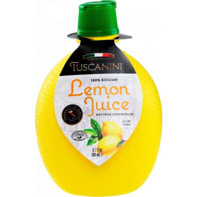 Tuscanini Lemon Juice 6.7 Oz-PK730285