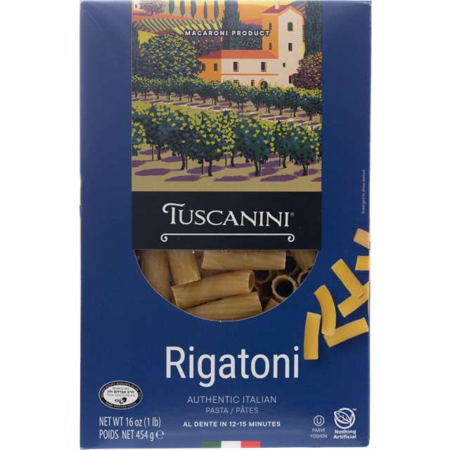 Tuscanini Rigatoni Pasta 16 Oz-04-213-52