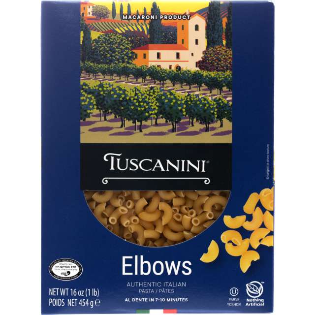 Tuscanini Elbows Pasta 16 Oz-04-213-53