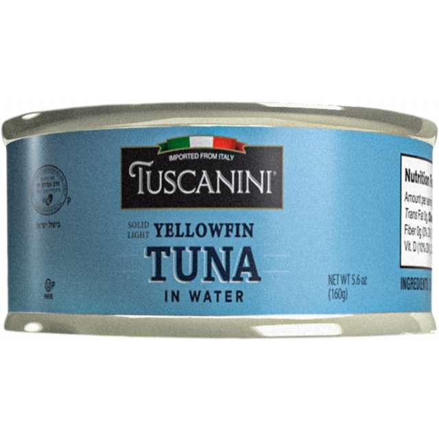 Tuscanini Tuna Solid Light In Water – Can 5.6  Oz-PK730426