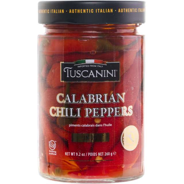 Tuscanini Calabrian Chili Peppers In Oil –  9.2  Oz-04-200-35