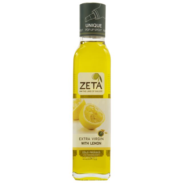 Zeta Extra Virgin Olive Oil With Lemon - 250 Ml 8.45 Oz-04-024-42