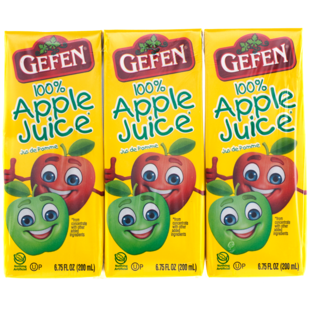 Gefen 100% Apple Juice Box 3×6.75oz-208-330-12