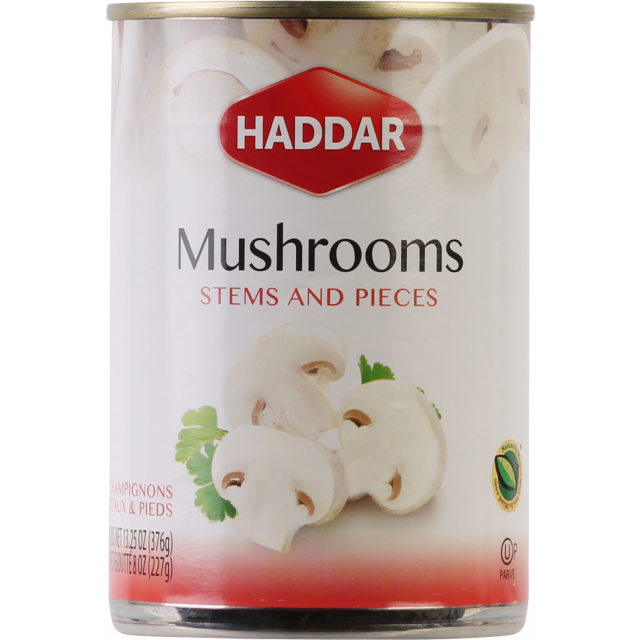 Haddar Mushroom Stems & Pieces 13.25 Oz-PK-667131