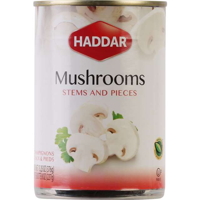 Haddar Mushroom Stems & Pieces 13.25 Oz-04-200-38