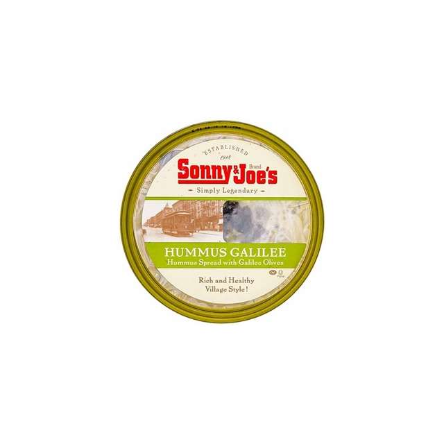 Sonny & Joe's  Hummus Galilee (with galilee olives) 16 Oz-FFP-S117