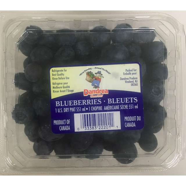 Dandrea Blueberries 1 Pint - 16 Oz-BH888-74888
