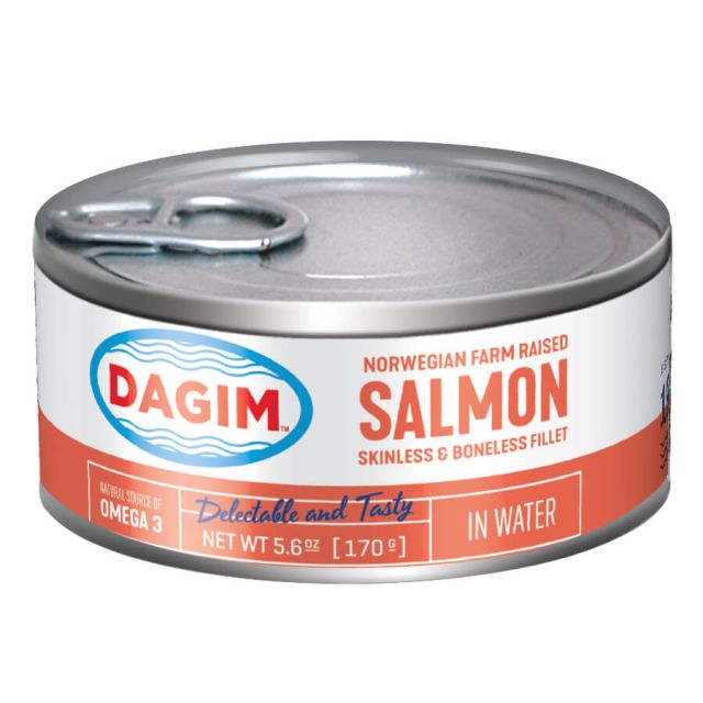 Dagim Norwegian Farm Raised Salmon  in Water 5.6 Oz-04-784-02