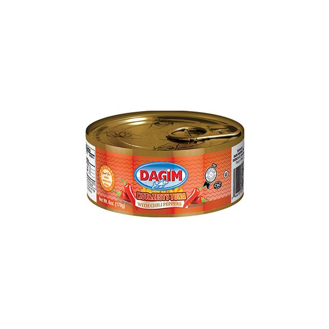 Dagim Hot and Zesty Tuna 6 Oz-DFK-04667613270