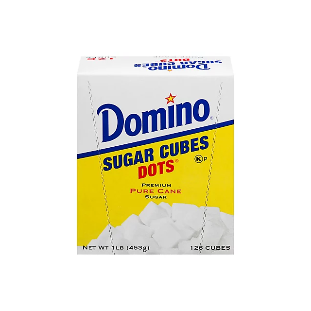 Domino Sugar Cubes DOTS Pure Cane Premium - 16 Oz 1 Lb-04-192-12