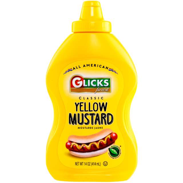 Glicks Mustard 14 Oz-04-242-09