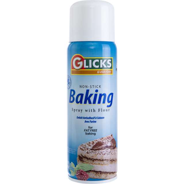 Glicks Baking Spray With Flour 5 Oz-04-024-50
